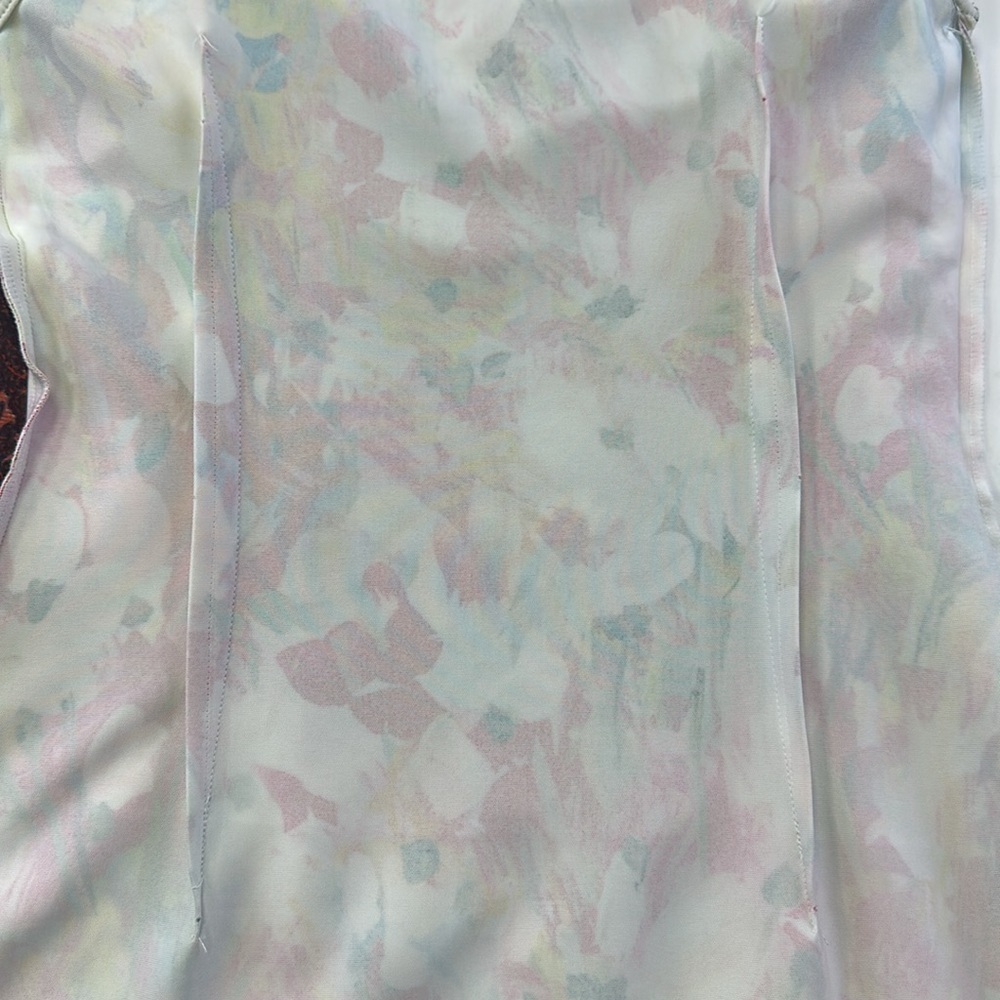 Joseph Ribkoff multi coloured print sleeveless stretch dress Fits 10ish - Picture 9 of 9